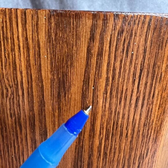 Vintage Morgan Designs Bucket Brigade Oak Ice Bucket With Lid MCM Wood USA *READ - Picture 9 of 16